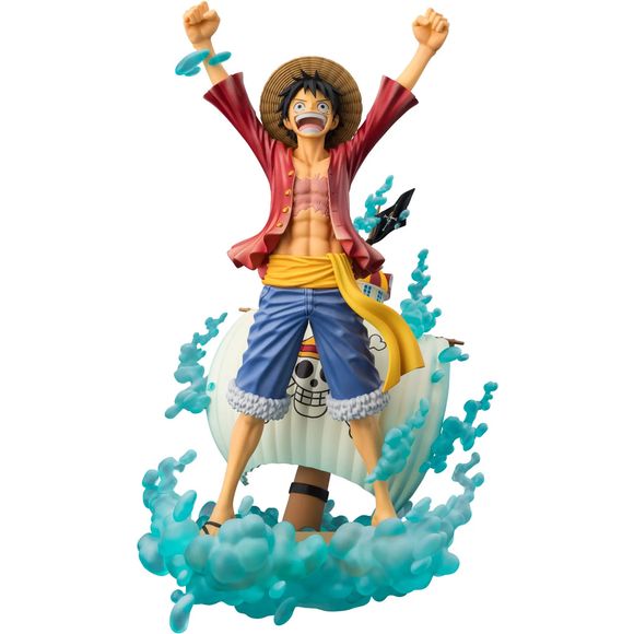 (PRE-ORDER: January 2027) Tamashii Nations Figuarts ZERO STARTune One Piece Monkey D. Luffy Setting Sail for the New World