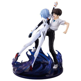 (PRE-ORDER: FEB 2027) Bandai Evangelion 2.22 Revible Moment Ichibansho Shinji Ikari & Rei Ayanami Figure