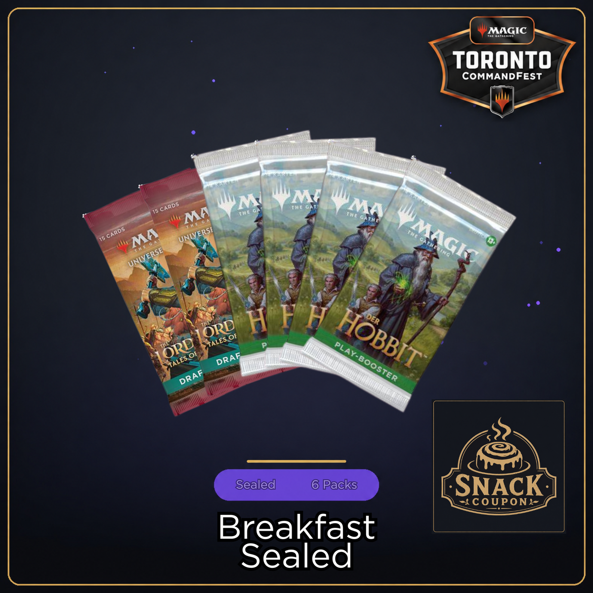 Lord of the Rings: Tales from Middle Earth & The Hobbit Breakfast Sealed - Saturday August 22nd - 11:00 AM [Round 14 - CommandFest Toronto]