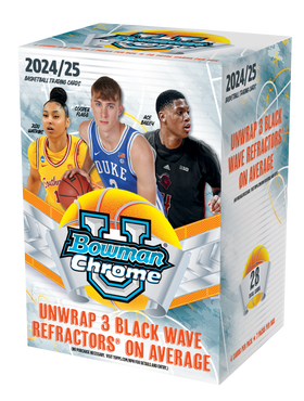2024/25 Bowman Chrome University Basketball Blaster Box