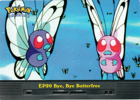 TOPPS EP20 Bye, Bye Butterfree Card