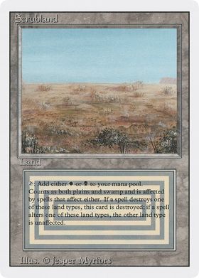 Scrubland (3ED-286) - Revised Edition