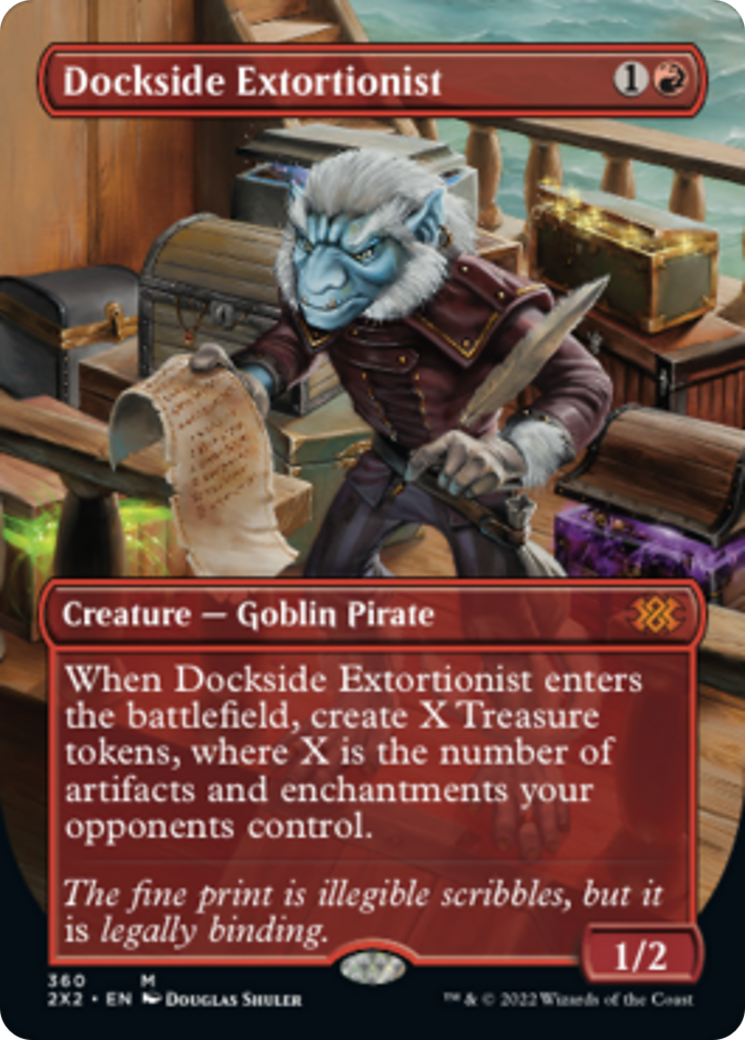 Dockside Extortionist (2X2-360) - Double Masters 2022 (Borderless) Foil