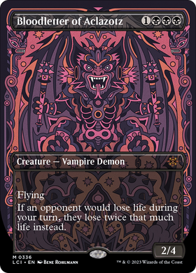 Bloodletter of Aclazotz (LCI-336) - The Lost Caverns of Ixalan: (borderless) (Borderless) Foil