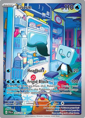 Eiscue 205 193 205 Sv02 Paldea Evolved Holofoil Lp