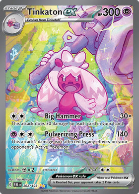 Tinkaton ex - 262/193 - 262/193 - (SV02: Paldea Evolved)