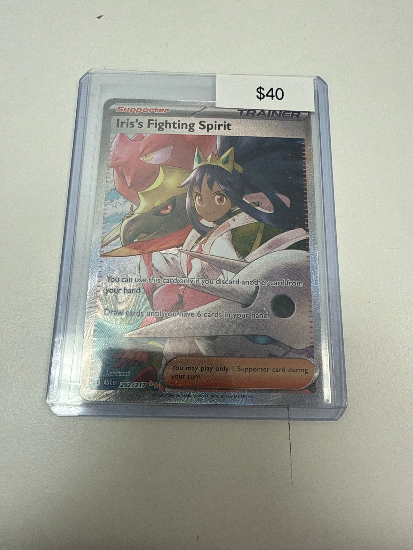 Pokemon Iris’s Fighting Spirit #292/217
