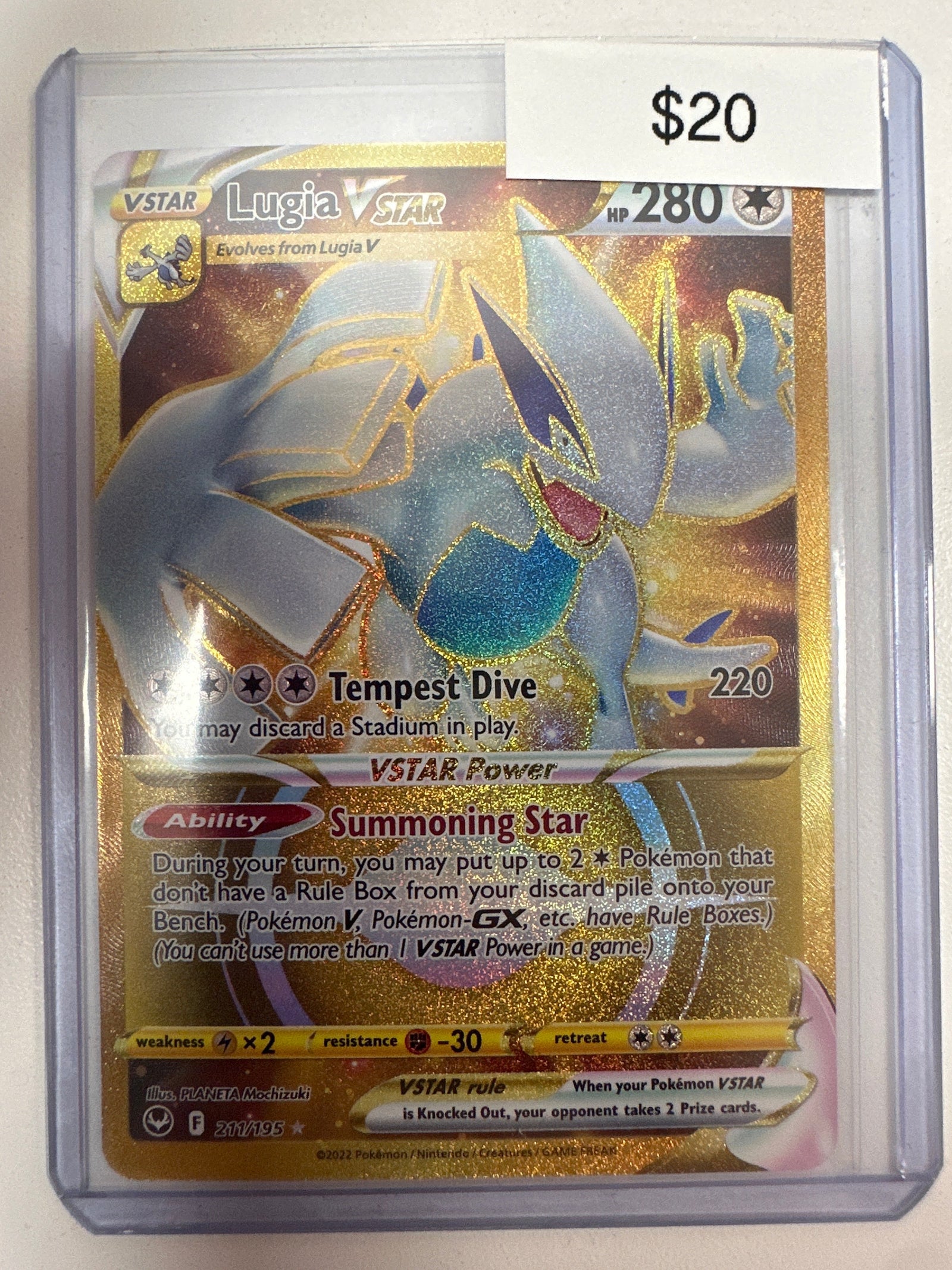 Pokemon Lugia Vstar 211/195