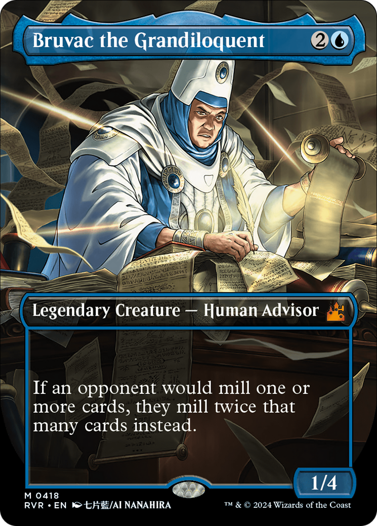 Bruvac the Grandiloquent (RVR-418) - Ravnica Remastered (Borderless)