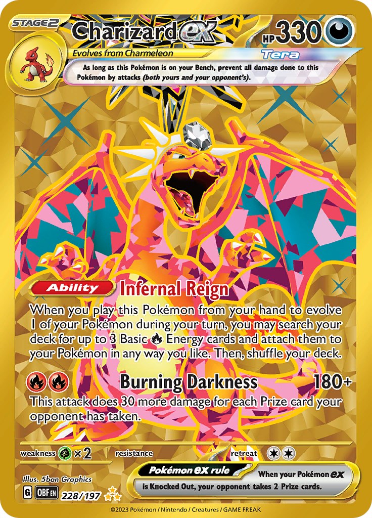Charizard ex - 228/197 - 228/197 - (SV03: Obsidian Flames)