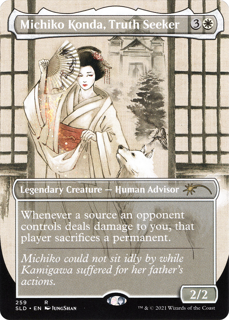 Michiko Konda, Truth Seeker (SLD-259) - Secret Lair Drop (Borderless) Foil