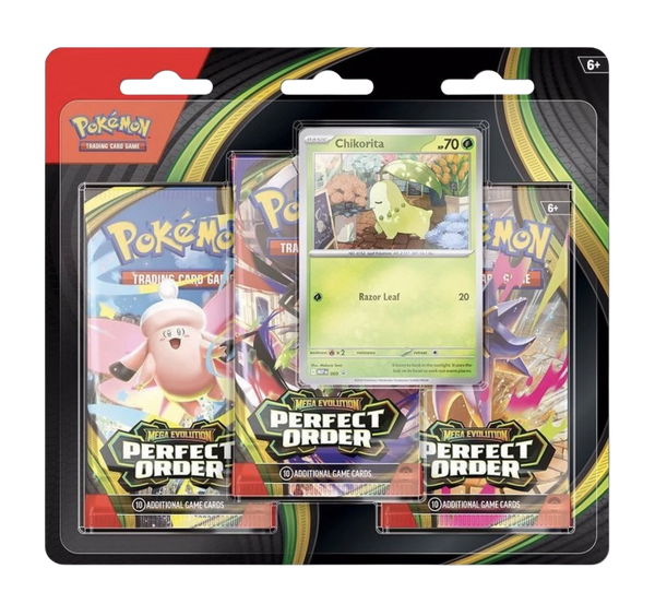 Perfect Order Chikorita 3 packs Blister