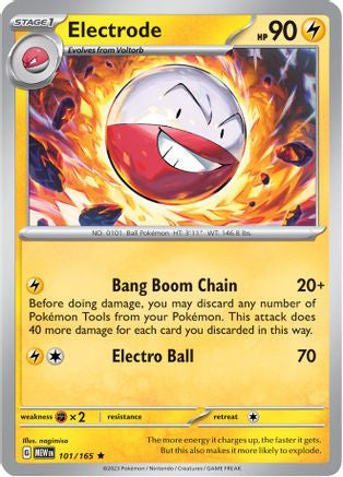 Electrode 101 Sv Scarlet And Violet 151 Holofoil