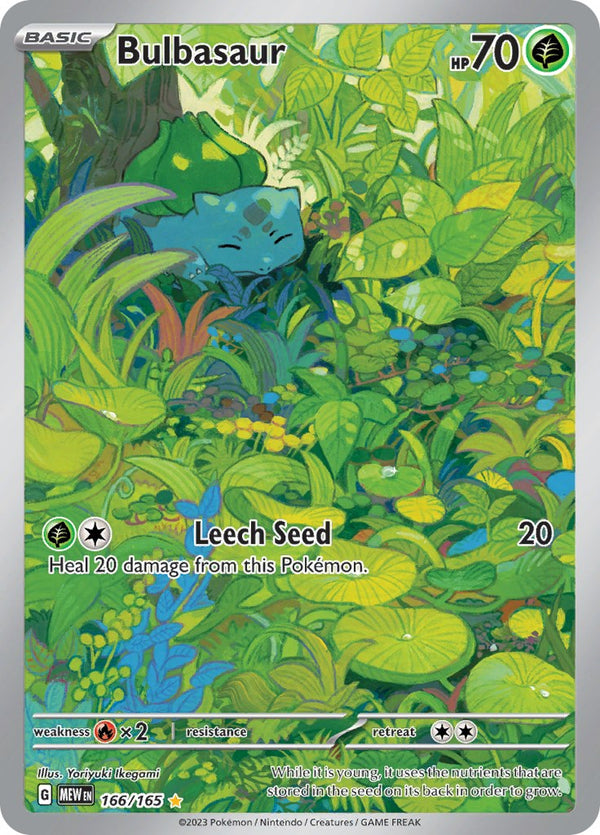Bulbasaur - 166/165 - 166/165 - (SV: Scarlet & Violet 151)