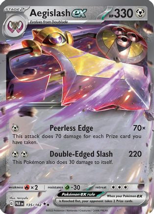 Aegislash Ex 135 Sv04 Paradox Rift Holofoil
