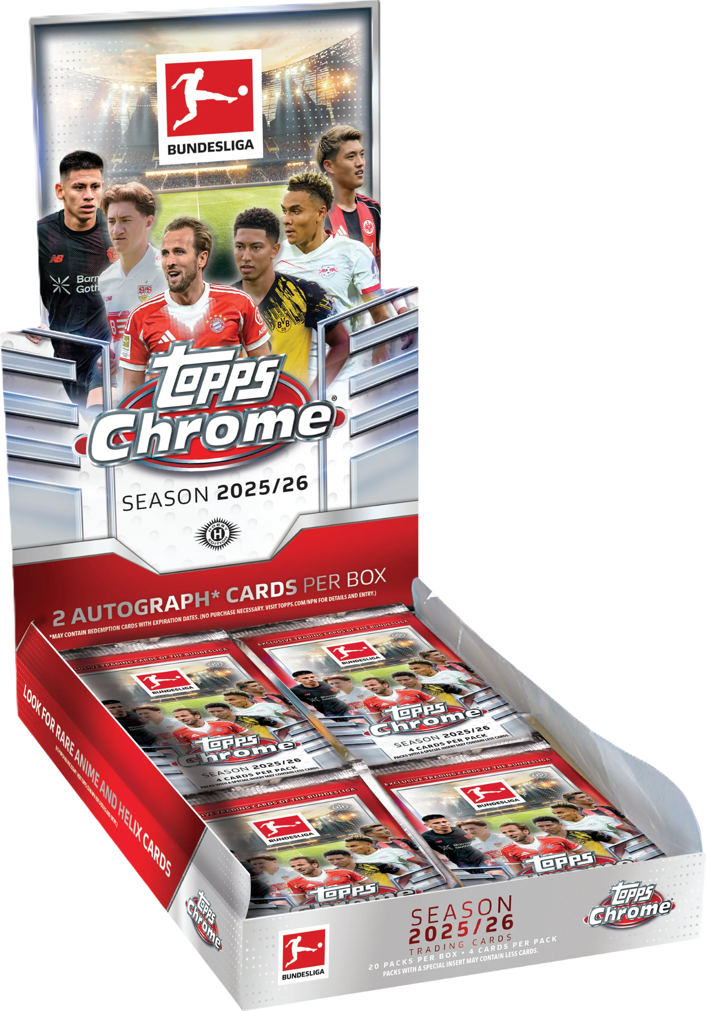 2025/26 Topps Chrome Bundesliga Soccer Hobby Box
