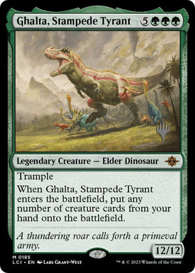 Ghalta, Stampede Tyrant - 185 - (Promo Pack: The Lost Caverns of Ixalan)