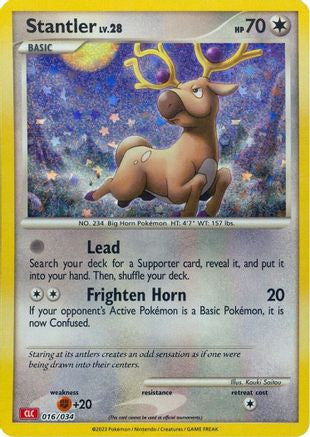 Stantler 16 Trading Card Game Classic Holofoil