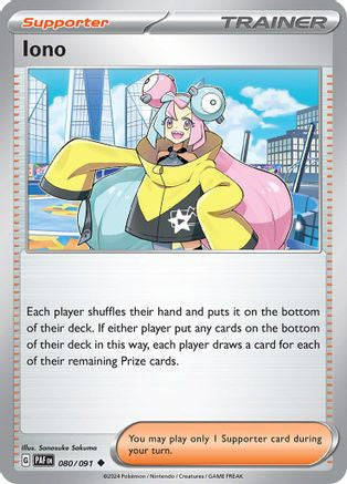 Iono 80 Sv Paldean Fates Reverse Holofoil