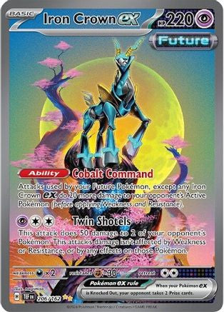 Iron Crown Ex 206 Sv05 Temporal Forces Holofoil
