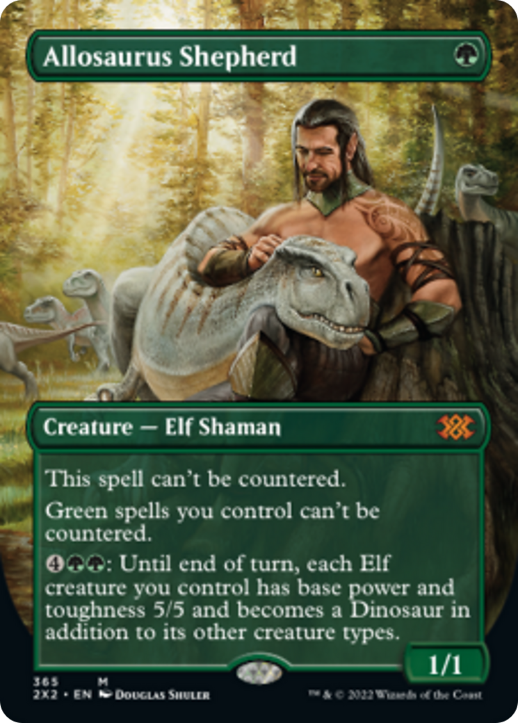 Allosaurus Shepherd (2X2-365) - Double Masters 2022 (Borderless)