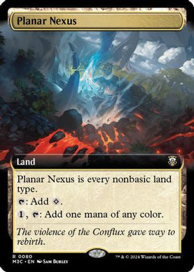 Planar Nexus (Extended Art) (Ripple Foil) (M3C-080) - Modern Horizons 3 Commander Foil