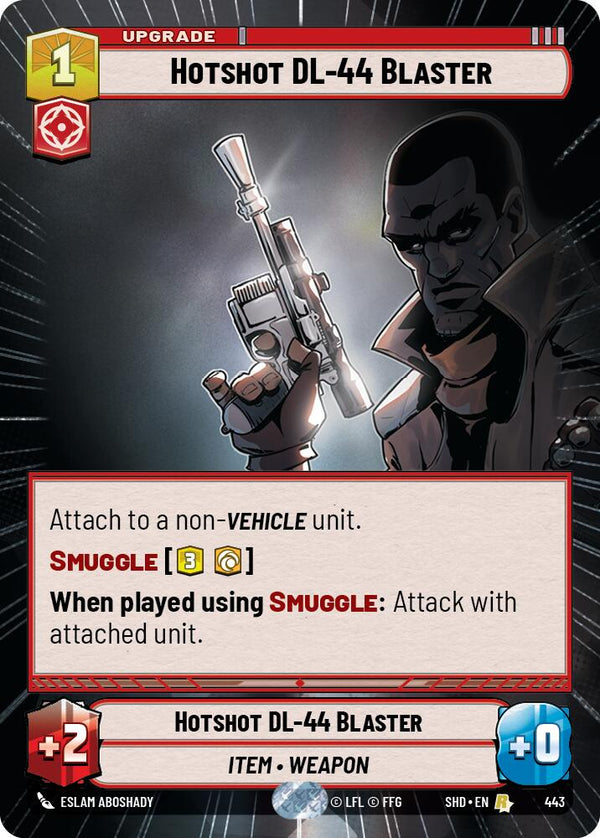 Hotshot DL-44 Blaster (Hyperspace) - 443 - (Shadows of the Galaxy)