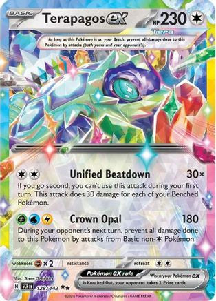 Terapagos Ex 128 Sv07 Stellar Crown Holofoil