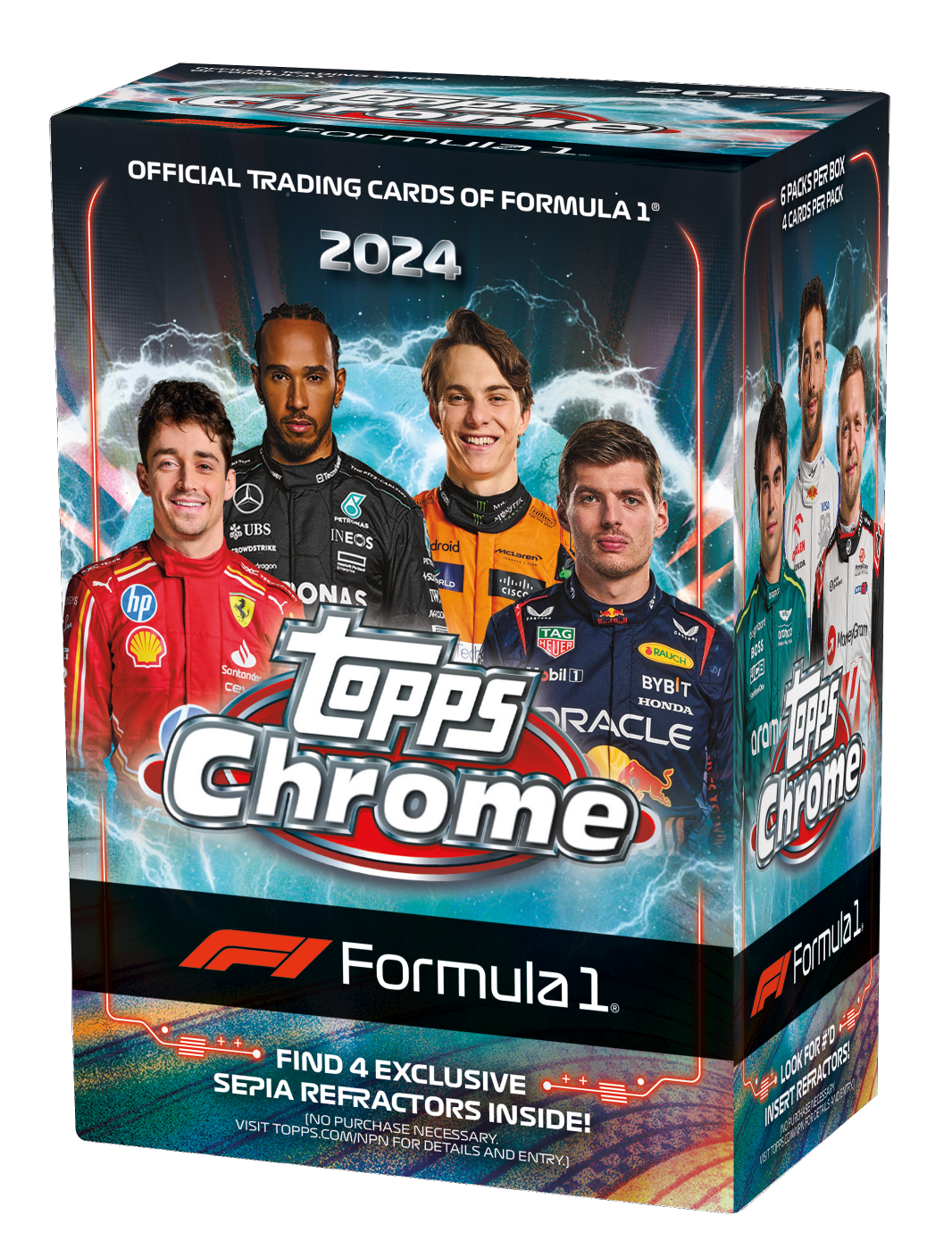 2024 Topps Chrome Formula 1 Racing Blaster Box