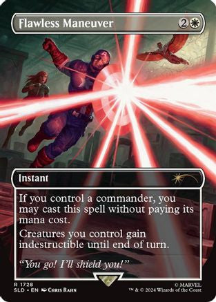 Flawless Maneuver (Rainbow Foil) (SLD-1728) - Secret Lair Drop Series Foil