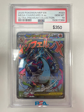 Pokemon Mega Charizard X ex 023 PSA 10