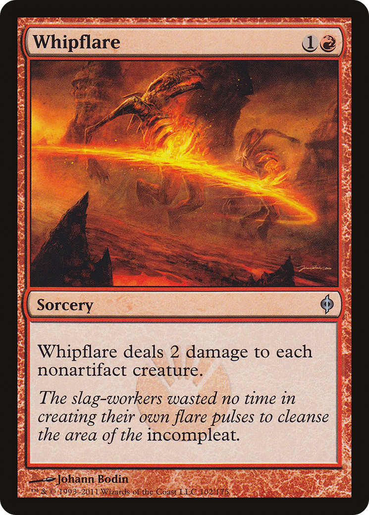Whipflare (NPH-102) - New Phyrexia Foil