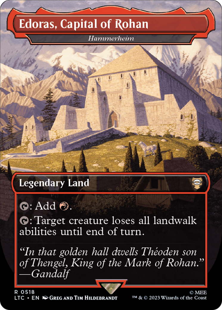 Hammerheim (LTC-518) - Tales of Middle-earth Commander / Edoras, Capital of Rohan (Borderless) Foil