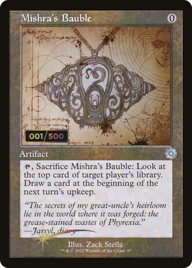 Mishra's Bauble (BRR-97Z) - The Brothers' War Retro Artifacts Foil