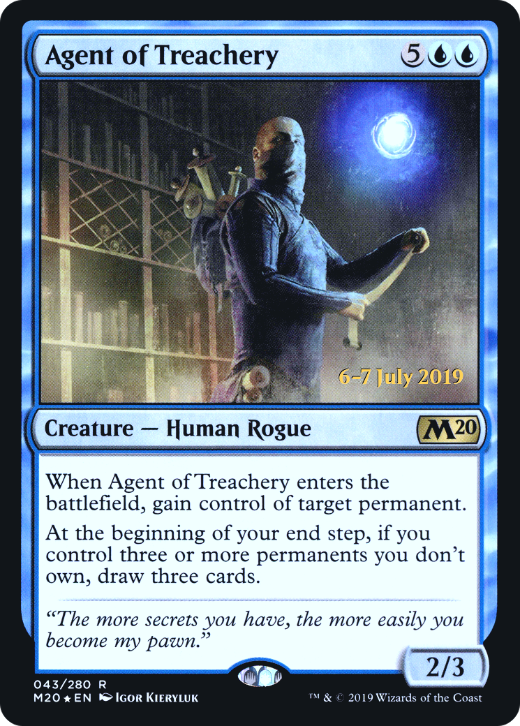 Agent of Treachery (PRE-43S) - Core Set 2020 Promos Foil