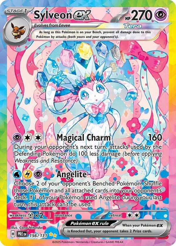 Sylveon ex - 156/131 - SV: Prismatic Evolutions