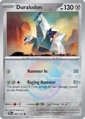 Duraludon Poke Ball Pattern 69 Sv Prismatic Evolutions Holofoil