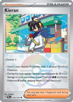 Kieran 113 131 Poke Ball Pattern 113 Sv Prismatic Evolutions Holofoil
