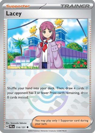 Lacey 114 131 Poke Ball Pattern 114 Sv Prismatic Evolutions Holofoil