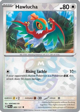 Hawlucha Master Ball Pattern 89 Sv Prismatic Evolutions Holofoil