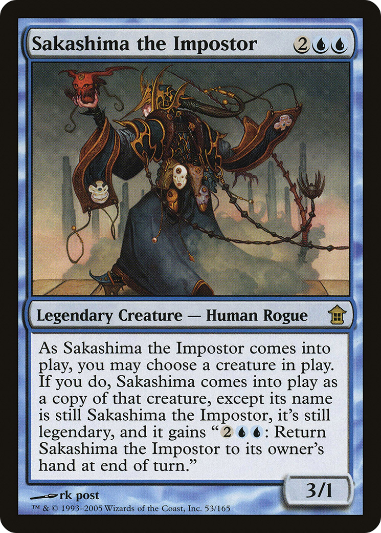 Sakashima the Impostor (SOK-053) - Saviors of Kamigawa Foil