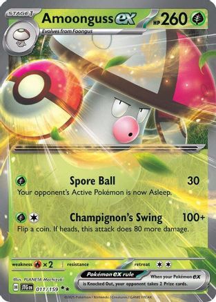 Amoonguss Ex 11 Sv09 Journey Together Holofoil