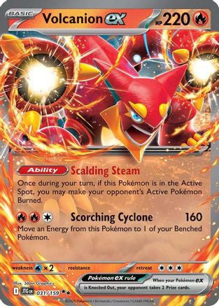 Volcanion Ex 031 159 31 Sv09 Journey Together Holofoil