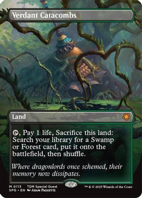 Verdant Catacombs (Borderless) (SPG-113) - Special Guests Foil
