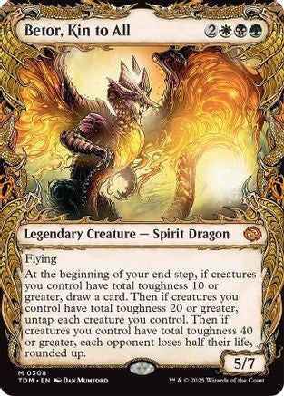 Betor, Kin to All (TDM-308) - Tarkir: Dragonstorm: (Showcase)