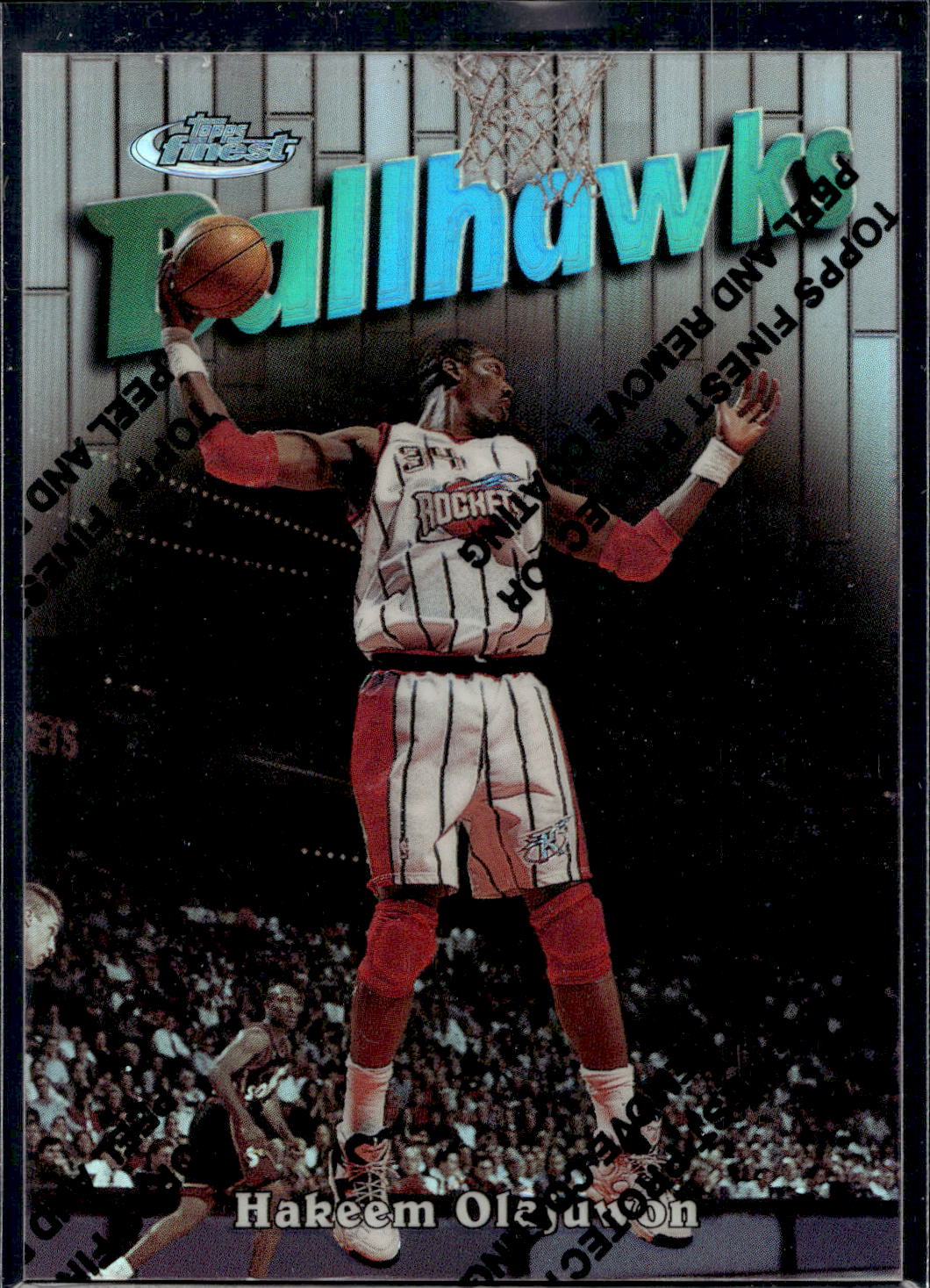 1997-98 Finest #131 Hakeem Olajuwon Refractors #/1090