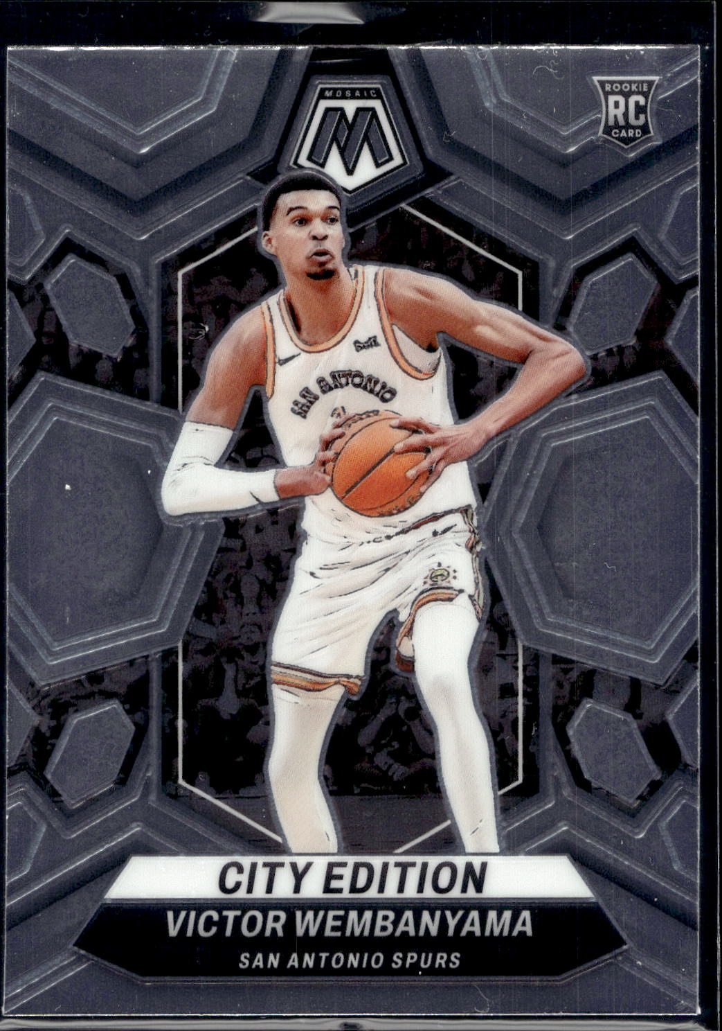 2023-24 Panini Mosaic #282 Victor Wembanyama City Edition