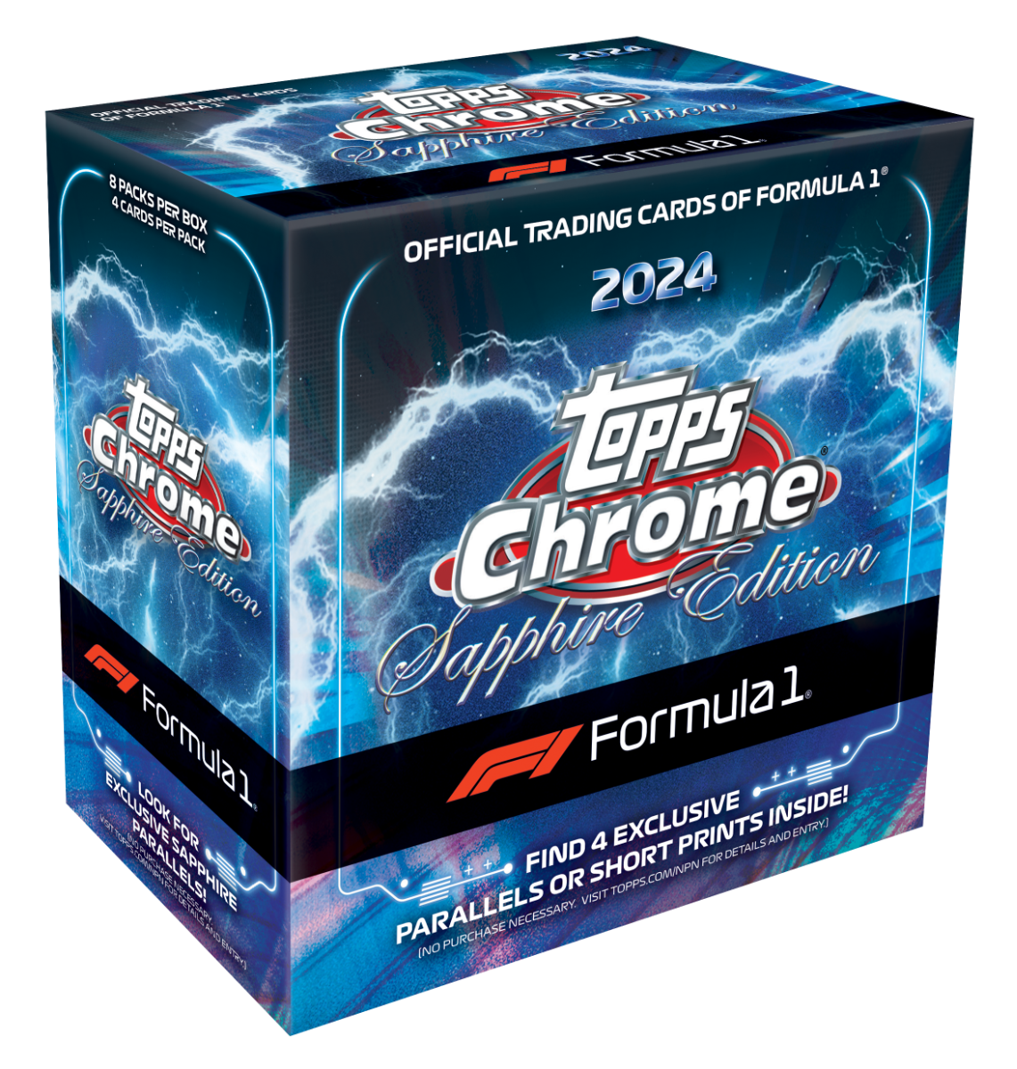 2024 Topps Chrome Formula 1 Racing Sapphire Edition 10 Box Case