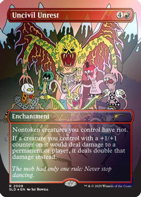 Uncivil Unrest (Rainbow Foil) (SLD-2008) - Secret Lair Drop Series Foil