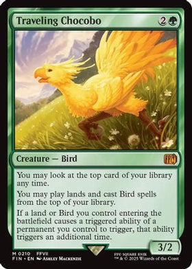 Traveling Chocobo (FIN-210) - FINAL FANTASY Foil